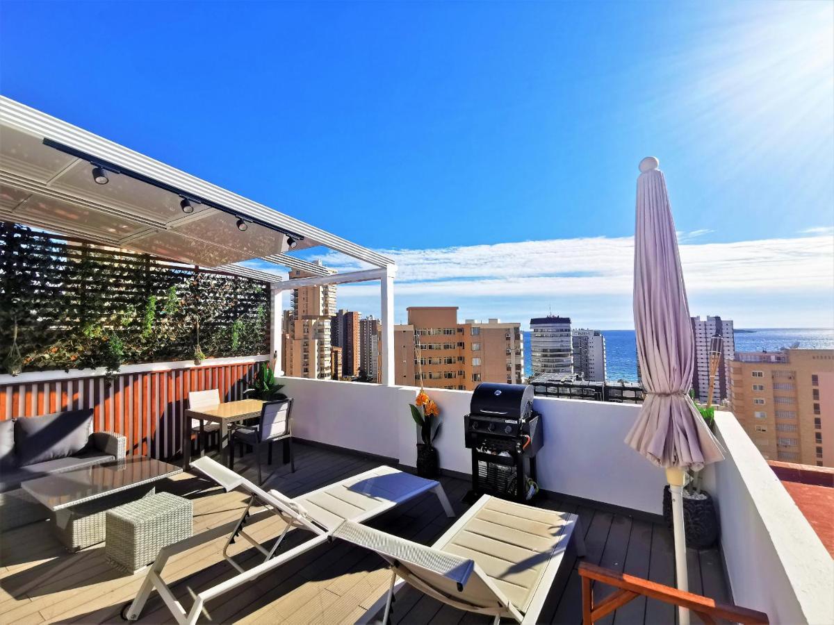 Penthouse Cervantes Sea View Бенидорм Экстерьер фото