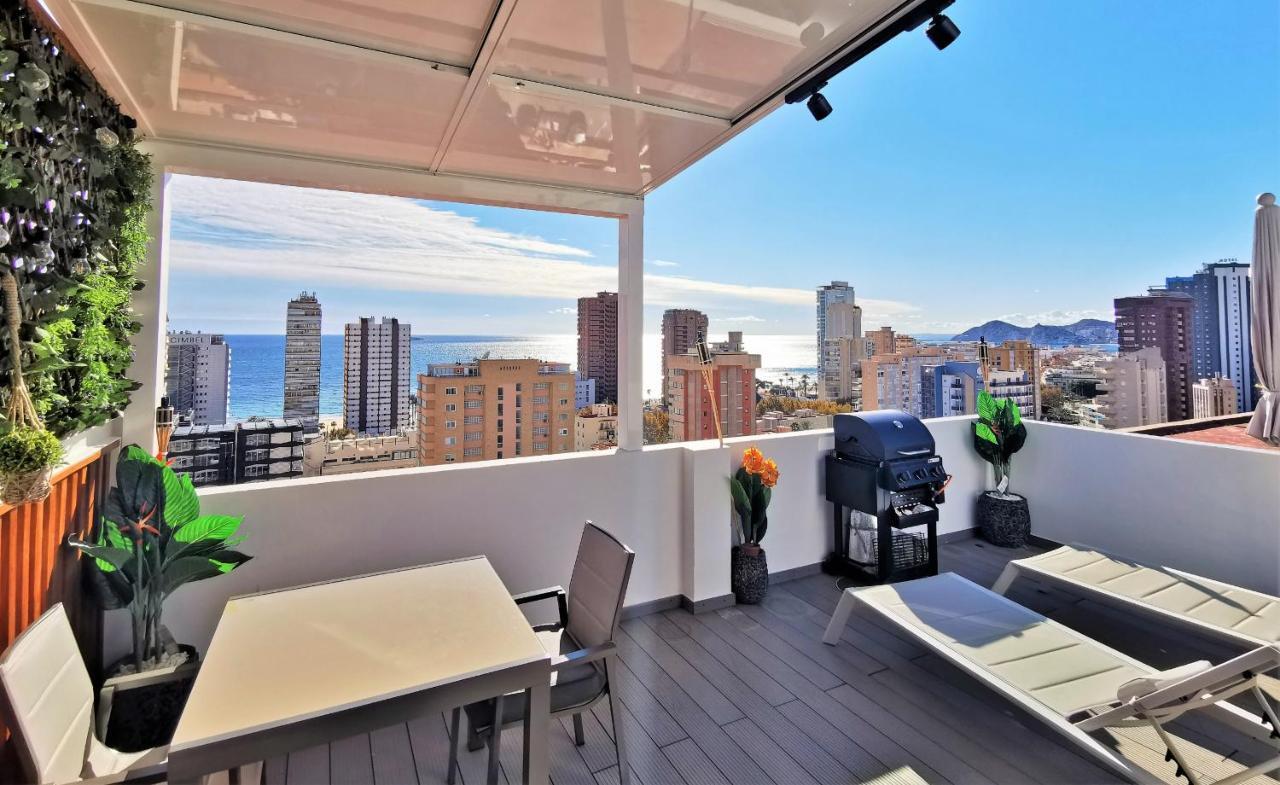 Penthouse Cervantes Sea View Бенидорм Экстерьер фото