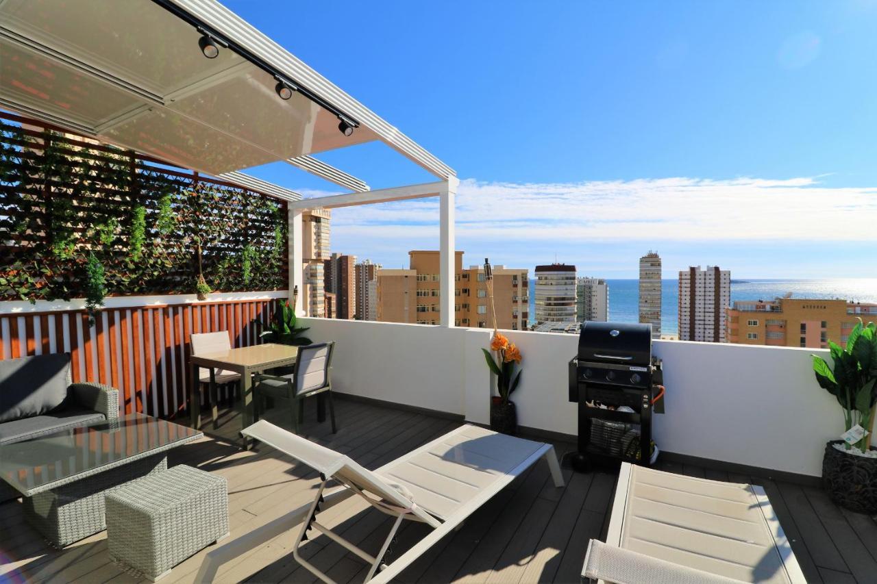 Penthouse Cervantes Sea View Бенидорм Экстерьер фото