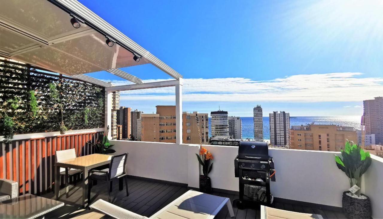 Penthouse Cervantes Sea View Бенидорм Экстерьер фото